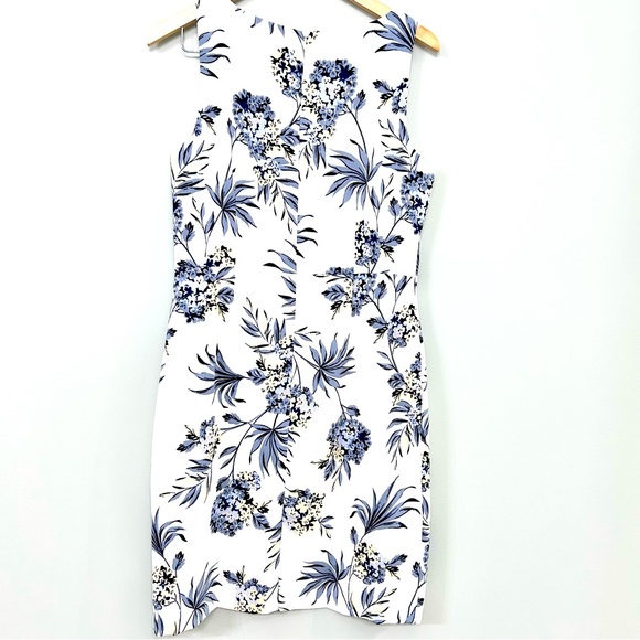 NWTO Ann Taylor Factory White Floral Sheath Dress Size 10 (fits like an 8) - Picture 5 of 9